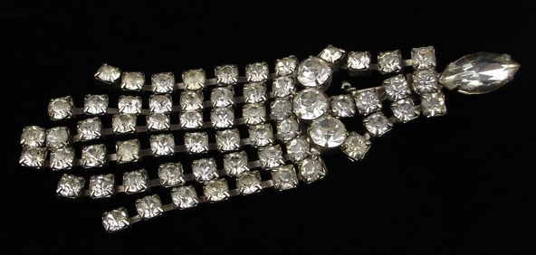 Mint Vint 1950s Kandell & Marcus NY Rhinestone Sway Brooch