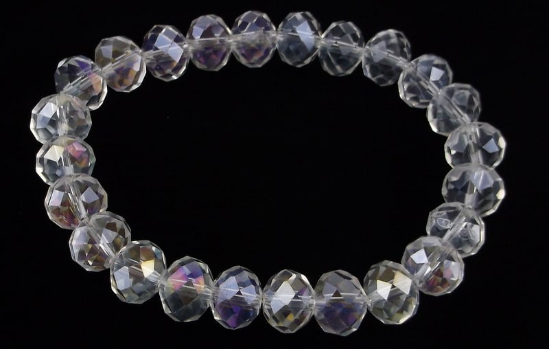 New Vintage Crystal Ball Bracelet Stretch to Fit (1 of 2)