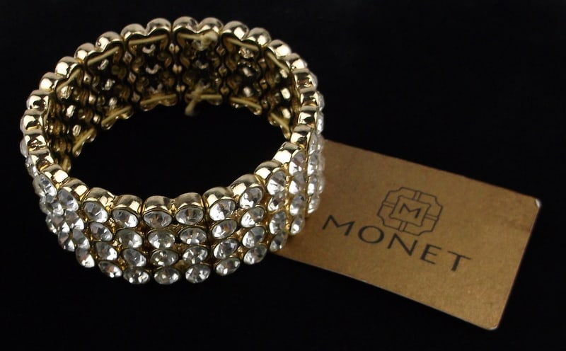 New Big Monet Rhinestone Bracelet $36 (1 of 2)