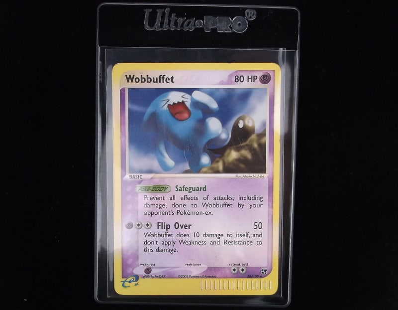2003 Pokemon Wobbuffet Rare Holo Poke Body Safeguard (1 of 2)