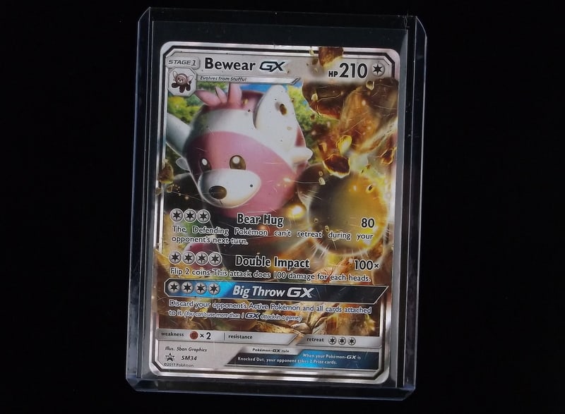 2017 Pokemon Bewear GX Black Star Promo Ultra Rare (1 of 2)