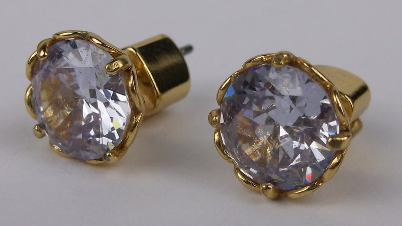 New Kate Spade Crystal Earrings: new condition