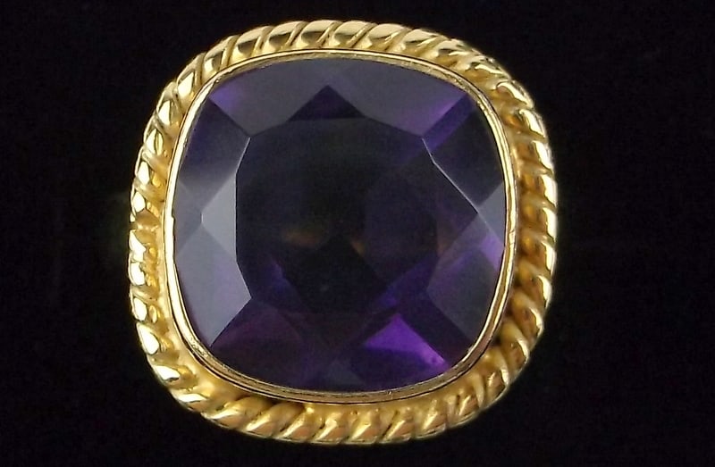 Mint Thick Vint Designer Sterling Silver Cocktail Ring 7 (1 of 3)