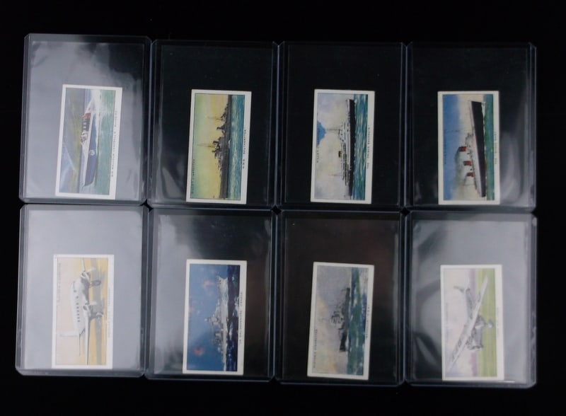 8 1920s-30s Players Cigarettes Tobacco Cards Aviation Wartime (1 of 2)