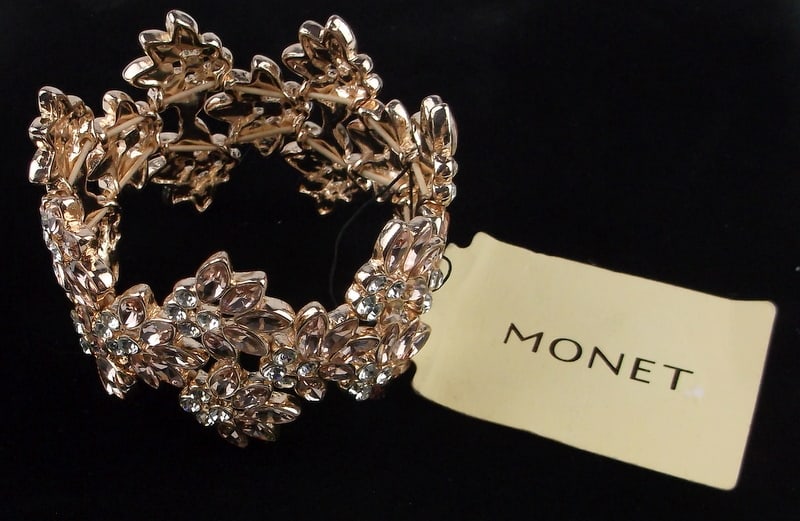Big New Monet Rhinestone Bracelet (1 of 2)