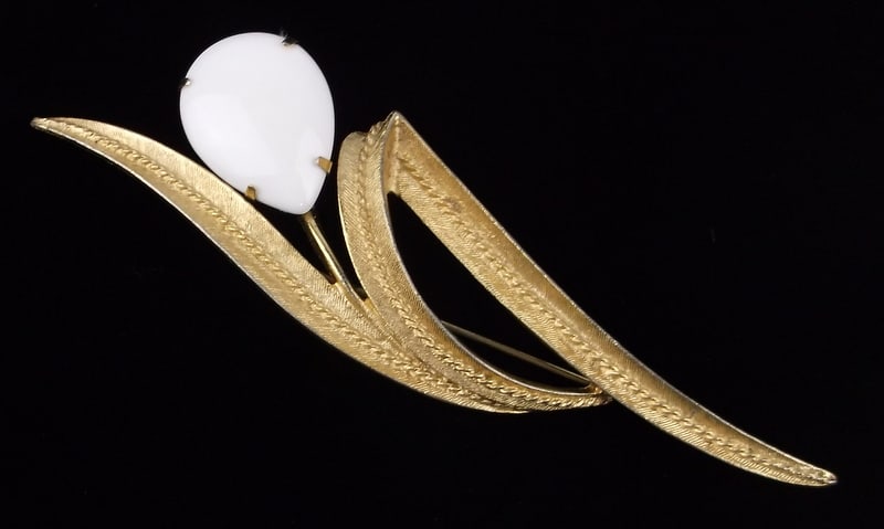 Gorgeous Big Vint 1960s Sarah Coventry Rhinestone Brooch (1 of 2)