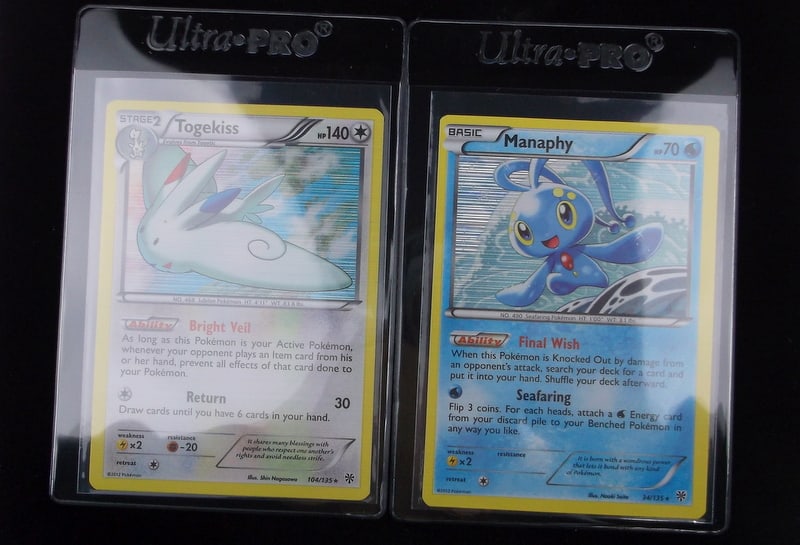 NM-M 2012 Pokemon Manaphy Togekiss Rare Holo Lot (1 of 2)