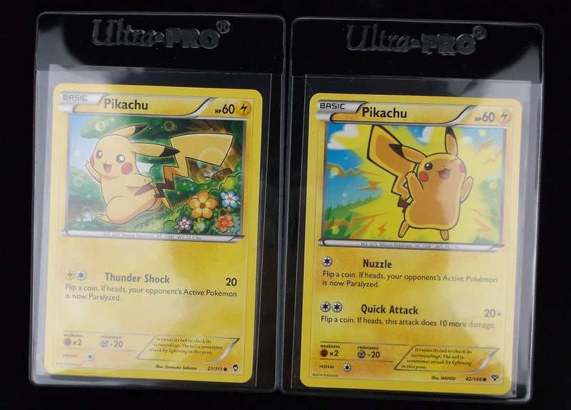 2 NM-M 2014 Pokemon Pikachu Cards Thunder Shock (1 of 2)