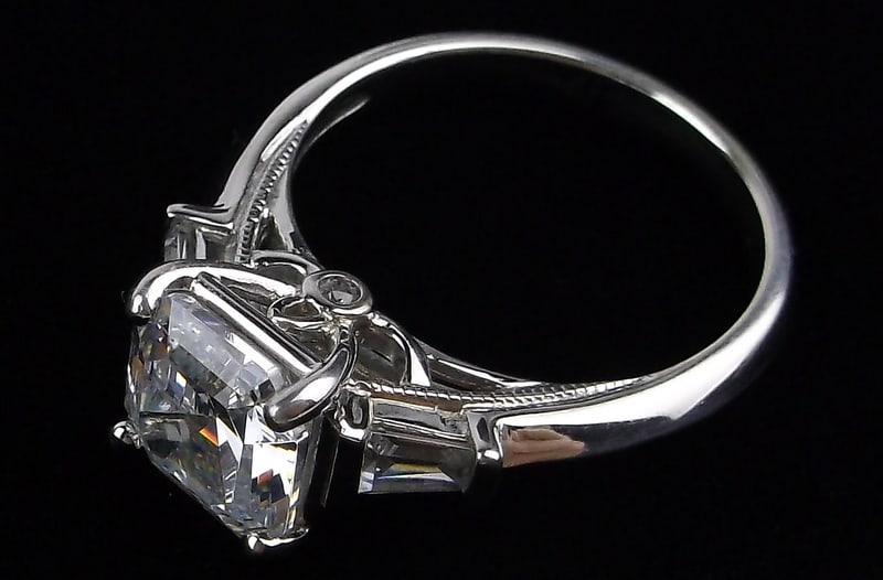 Mint Vint Designer Sterling Silver Engagement Ring 7 (1 of 3)