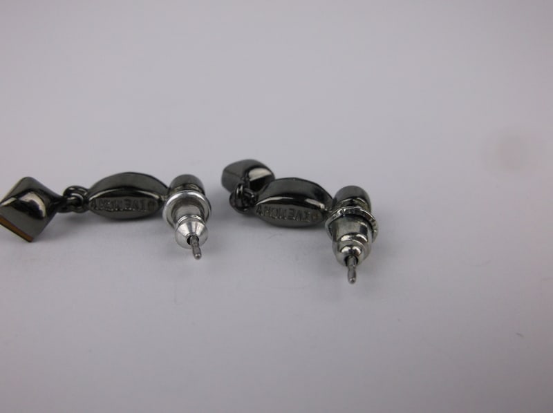 New Givenchy Rhinestone Drop Earrings - 2