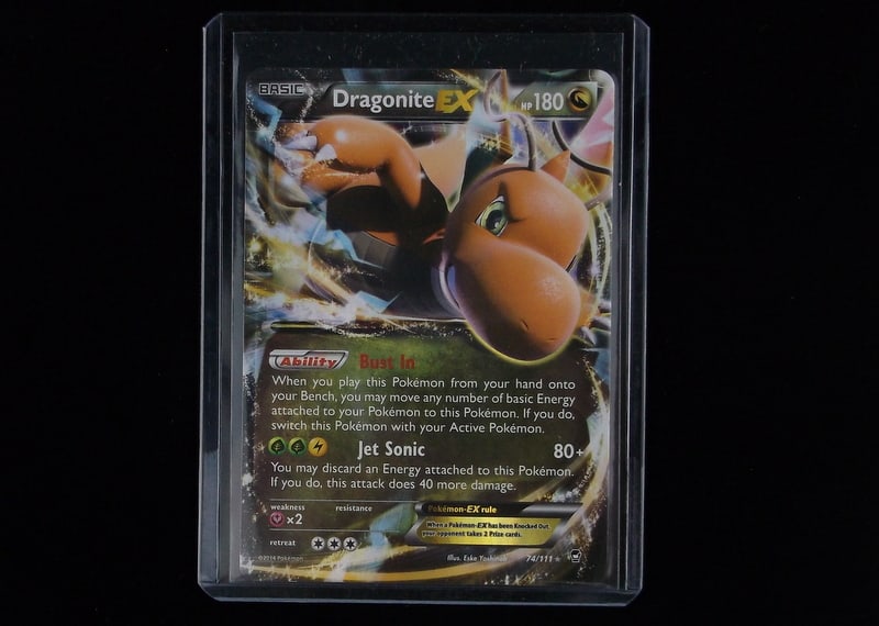 Mint+ 2014 Pokemon Dragonite EX Ultra Rare Card (1 of 2)