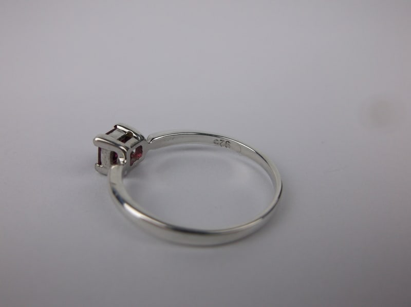 New Vintage Sterling Silver .25ct Ruby Ring 4.25 - 3