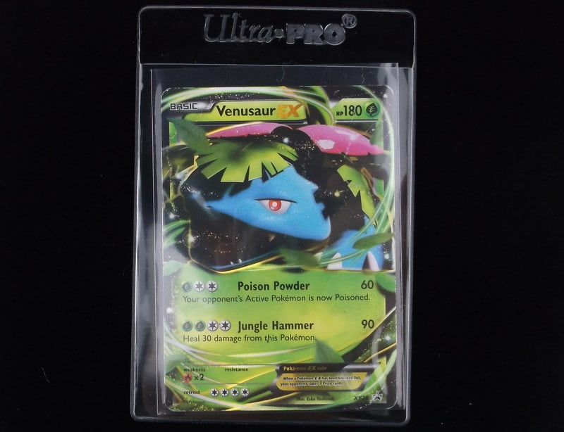 2014 Pokemon Venusaur EX Ultra Rare Black Star Promo Card: u A Genuine Pokemon Card of the Specified Pokemon Listed and shown, view close up pics for the best condition review