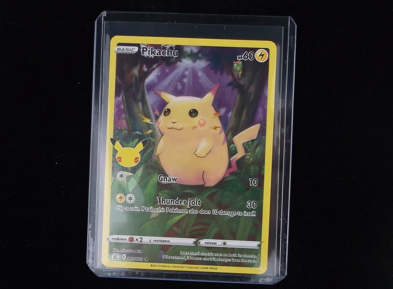 Mint 2021 Pokemon Pikachu Ultra Rare Full Art Celebrations (1 of 2)