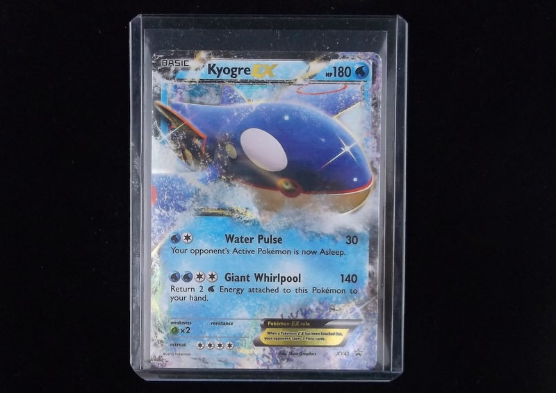 Mint+ 2015 Pokemon Kyogre EX Ultra Rare Black Star Promo (1 of 2)