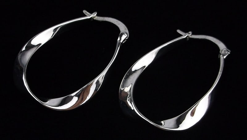 Mint Vintage Sterling Silver Earrings (1 of 2)