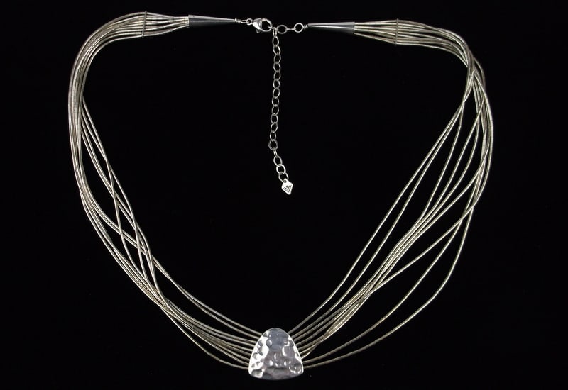 Mint Vintage Silpada Sterling Silver 9 Row Necklace 21" (1 of 3)