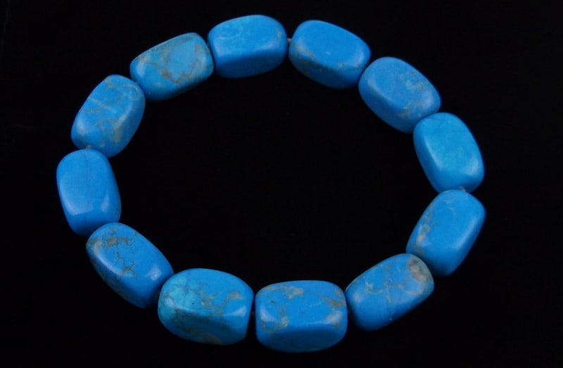 New Healing Turquoise Nugget Bracelet: new condition