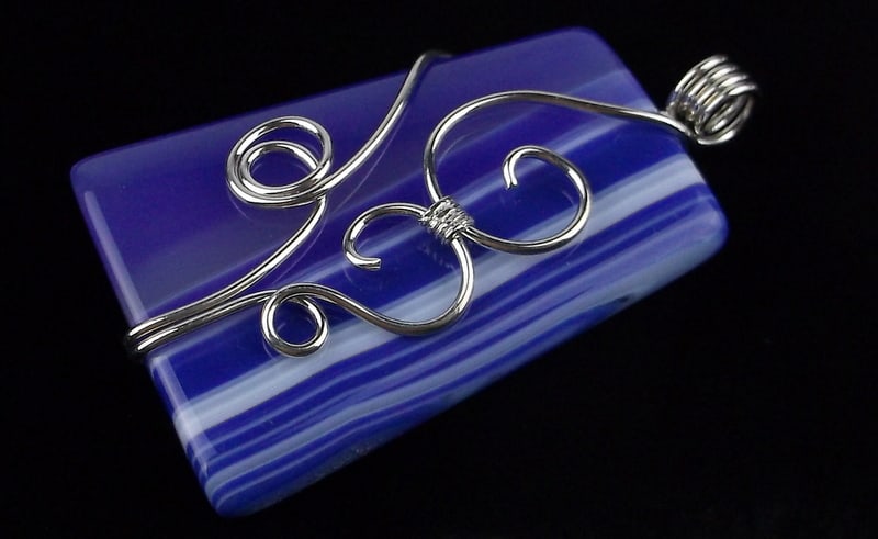 New Big Amethyst Gemstone Pendant: new condition