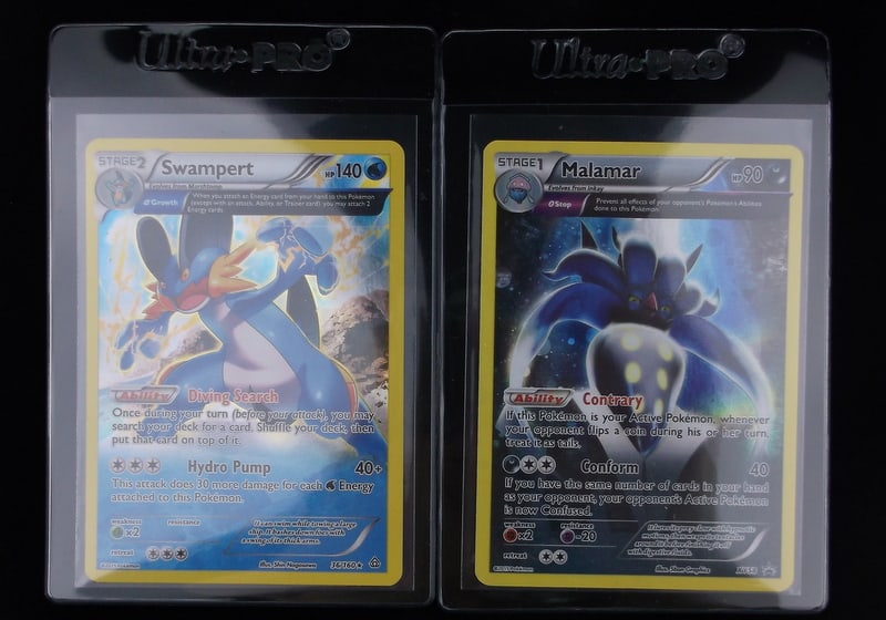 M & NM 2015 Pokemon Swampert Malamar Full Art Rare Holo Black Star: q A Genuine Pokemon TCG Card in the listed condition in title, all are Unplayed
