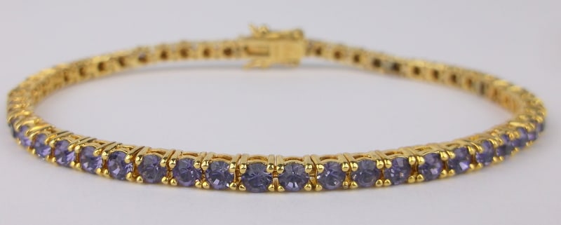 Mint Vint Joan Rivers Crystal Tennis Bracelet 7.75": Mint Condition, In Like New Condition, Perfect