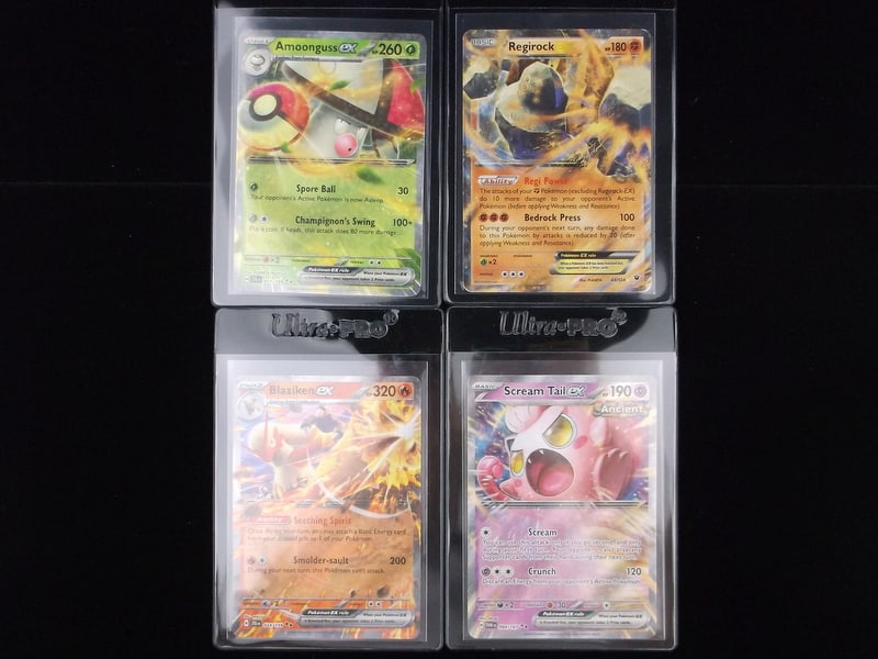 4 M & EX 2016-25 Pokemon EX Ultra Rare Lot Regirock Blaziken: q A Genuine Pokemon TCG Card in the listed condition in title, all are Unplayed