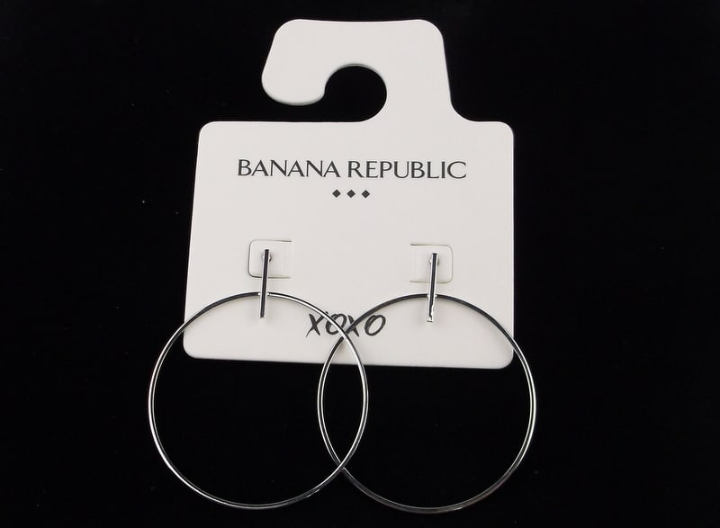 New Banana Republic Hoop Earrings: new condition
