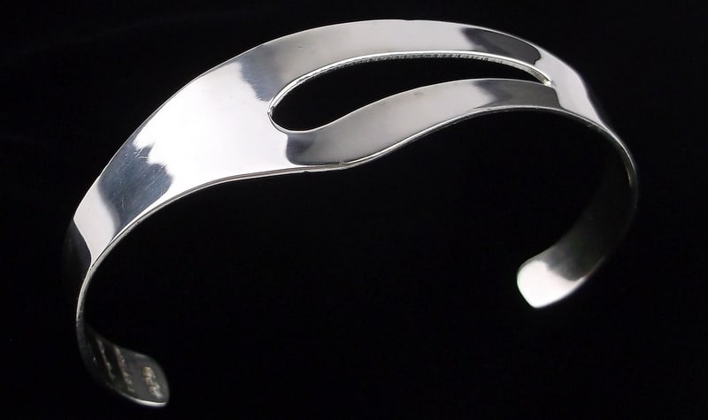 Stunning Vint Taxco Sterling Silver Cuff Bracelet 6-7.5" TO41 (1 of 4)