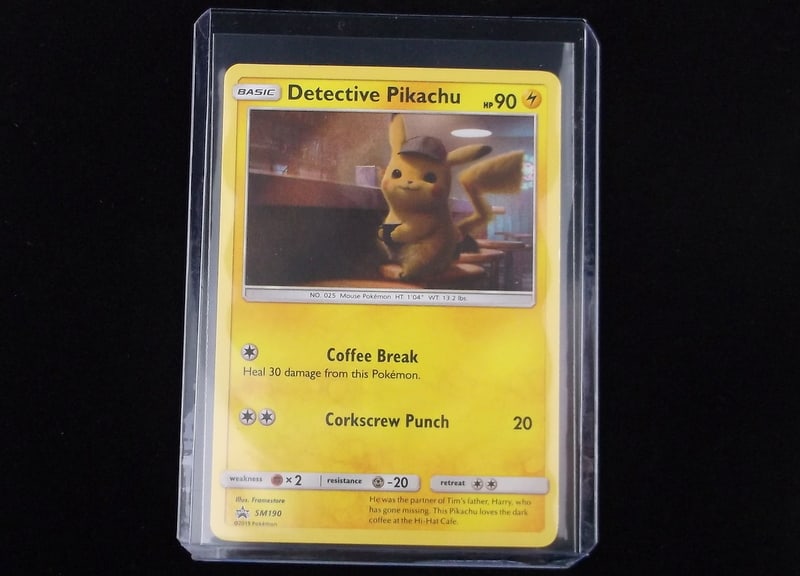 Mint 2019 Pokemon Detective Pikachu Black Star Promo Holo: q A Genuine Pokemon TCG Card in the listed condition in title, all are Unplayed