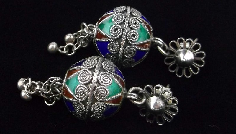 New Vint Thick Big Designer Sterling Silver Ball Earrings Boxed: Solid Sterling Silver Guaranteed, in Brand New Never Worn Condition.