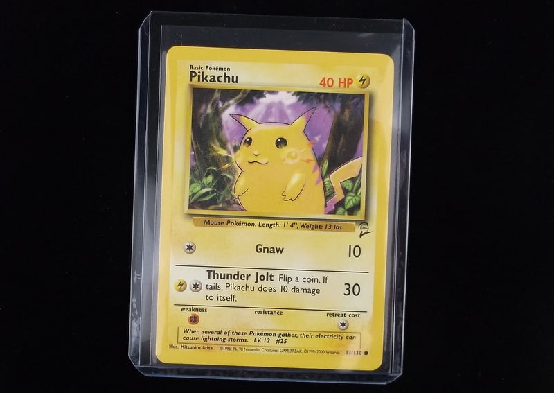 Mint Vint 2000 Pokemon Yellow Cheeks Pikachu 2nd Edition Base (1 of 2)