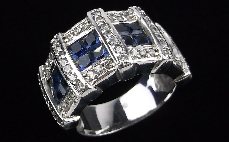 Stunning Big Boxed Heavy Sterling Silver Designer Ring 9 (1 of 3)