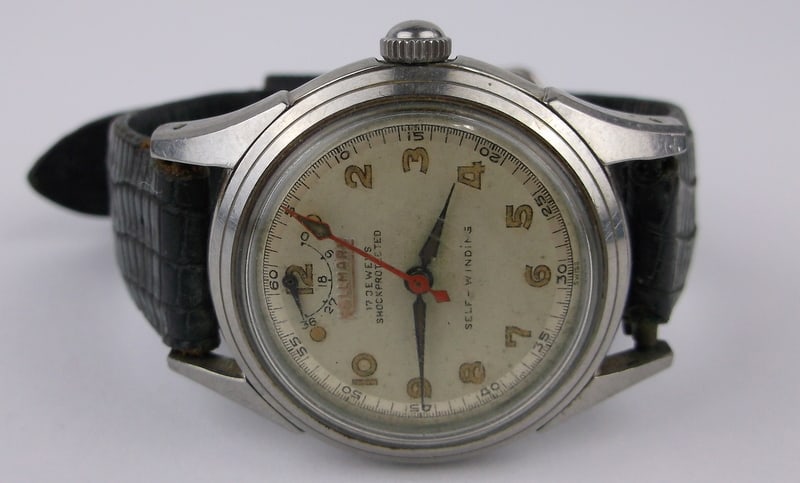 Gorgeous 1940s Hallmark Self Winding Watch Needs Repair: .