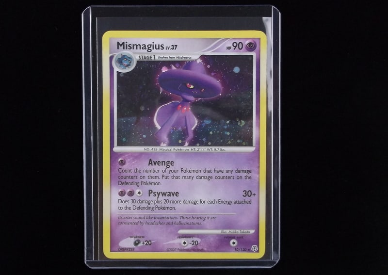 NM+ 2007 Pokemon Mismagius Rare Holo LV37 Psywave (1 of 2)