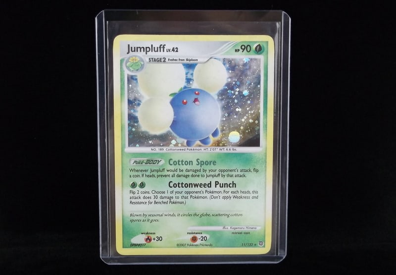 NM 2007 Pokemon Jumpluff Rare Holo LV42 Cottonwood Punch (1 of 2)