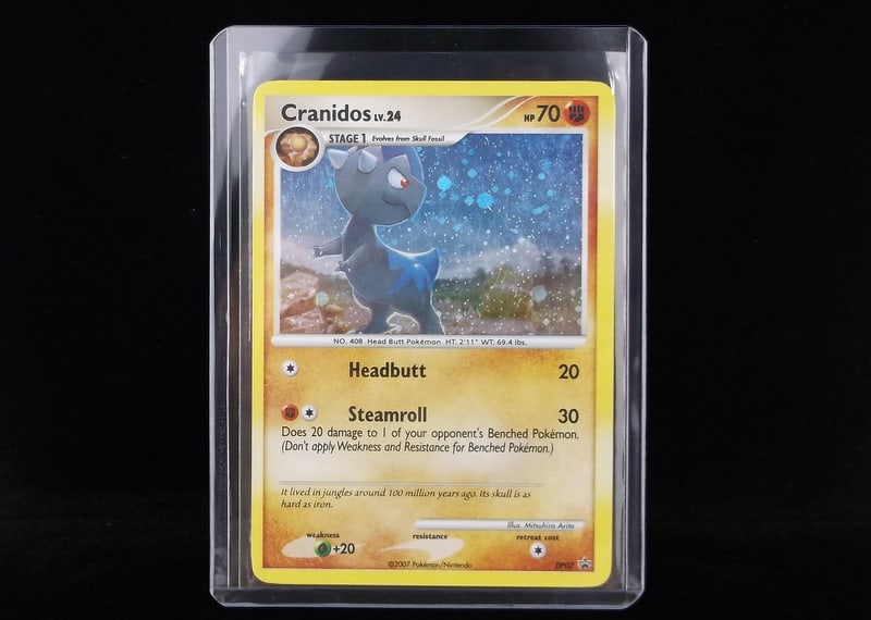 NM 2007 Pokemon Cranidos Black Star Promo Rare Holo: v An Original Authentic Pokemon Card in the Condition listed in the title
