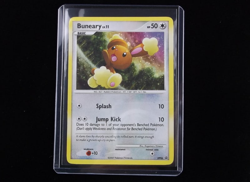 EX-NM 2007 Pokemon Buneary LV11 Black Star Promo Holo: v An Original Authentic Pokemon Card in the Condition listed in the title
