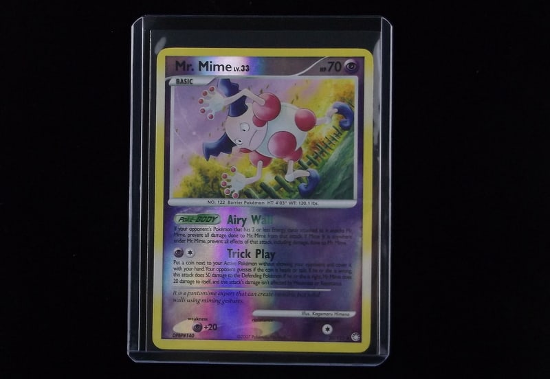 EX-NM 2007 Pokemon Mr Mime Rare Holo LV33 Airy Wall (1 of 2)