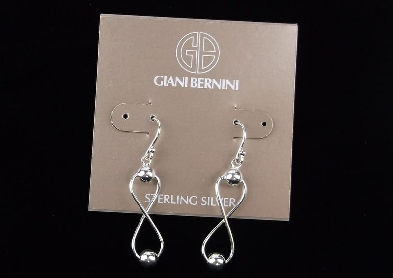 New Giani Bernini Sterling Silver Ball Drop Earrings $70: Solid Sterling Silver Guaranteed, in Brand New Never Worn Condition.