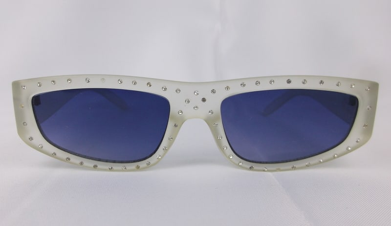 New Sam Edelman Lucite Crystal Sunglasses (1 of 3)