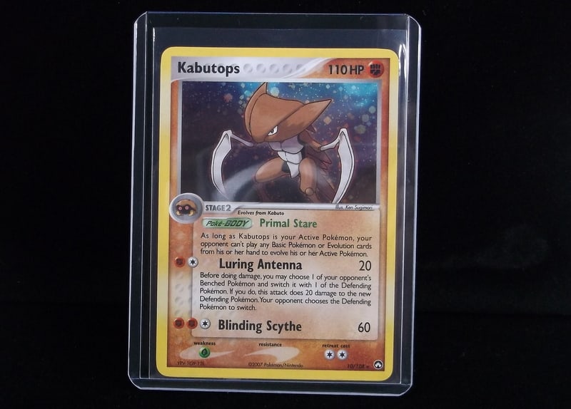 NM 2007 Pokemon Kabutops Rare Holo Poke Body Primal Stare (1 of 2)