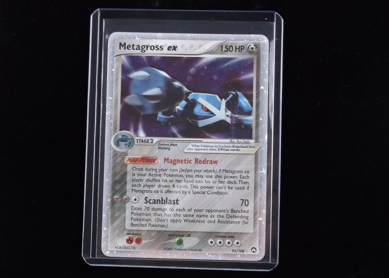 NM 2007 Pokemon Metagross EX Ultra Rare Holo Card (1 of 2)