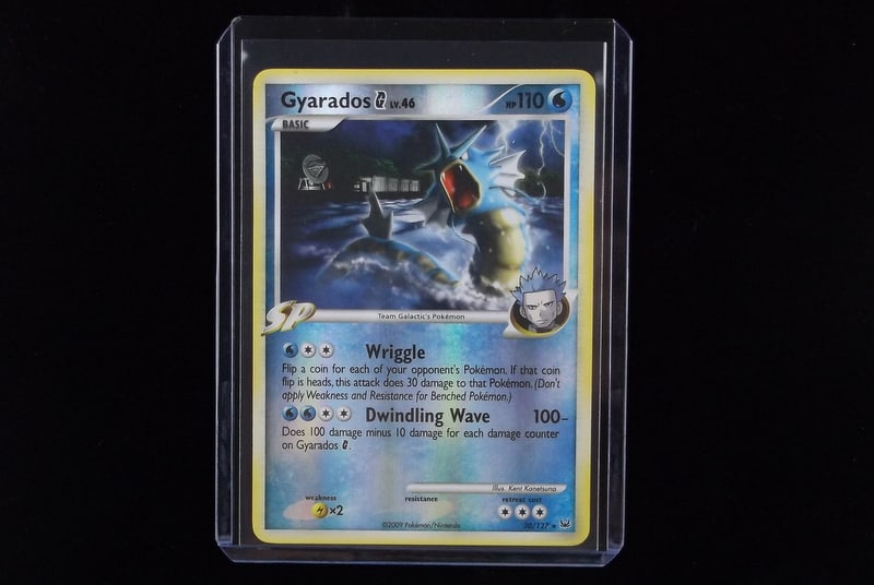 EX-NM 2009 Pokemon Gyarados SP Rare Holo Lightning Bolt: v An Original Authentic Pokemon Card in the Condition listed in the title