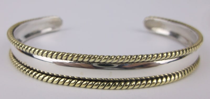 Mint Thick Vint Taxco Sterling Silver Cuff Bracelet 7-8": Guaranteed Solid 925 Sterling Silver, in Excellent Condition
