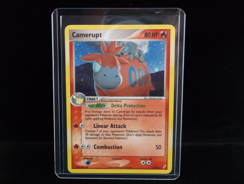 EX 2006 Pokemon Camerupt Rare Holo Poke Body Delta Protection (1 of 2)