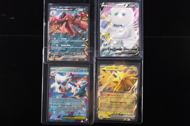 4 Mint 2020-26 Pokemon EX V Full Art Ultra Rare Lot Zapdos More: q A Genuine Pokemon TCG Card in the listed condition in title, all are Unplayed