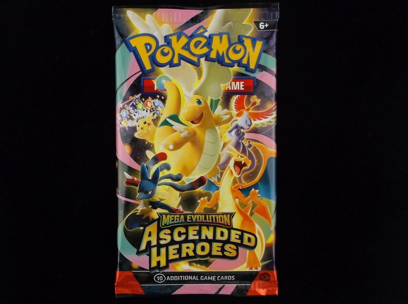 New Sealed Pokemon Ascended Heroes TCG Card Pack: p A Brand New Sealed Never Weighed, Never Searched Pokemon TCG Pack that is Directly from a Sealed Box or Tin.
