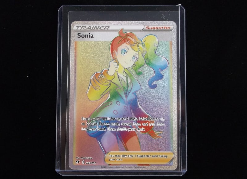 Mint 2020 Pokemon Sonia Trainer Rainbow Secret Rare Full Art: q A Genuine Pokemon TCG Card in the listed condition in title, all are Unplayed