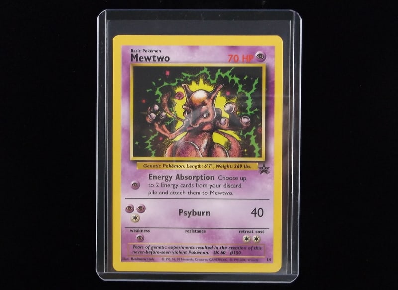 Mint 2000 Pokemon Mewtwo Black Star Promo Card: q A Genuine Pokemon TCG Card in the listed condition in title, all are Unplayed