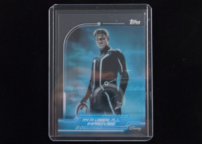 Mint 2026 Disney Topps Chrome SSP CASE HIT Tron Tek Card (1 of 2)